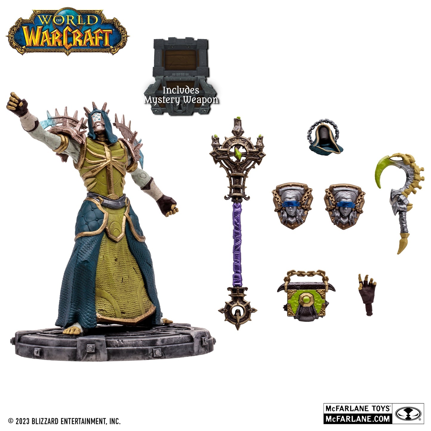Estatua McFarlane World of Warcraft: No Muerto Sacerdote Brujo 1/12
