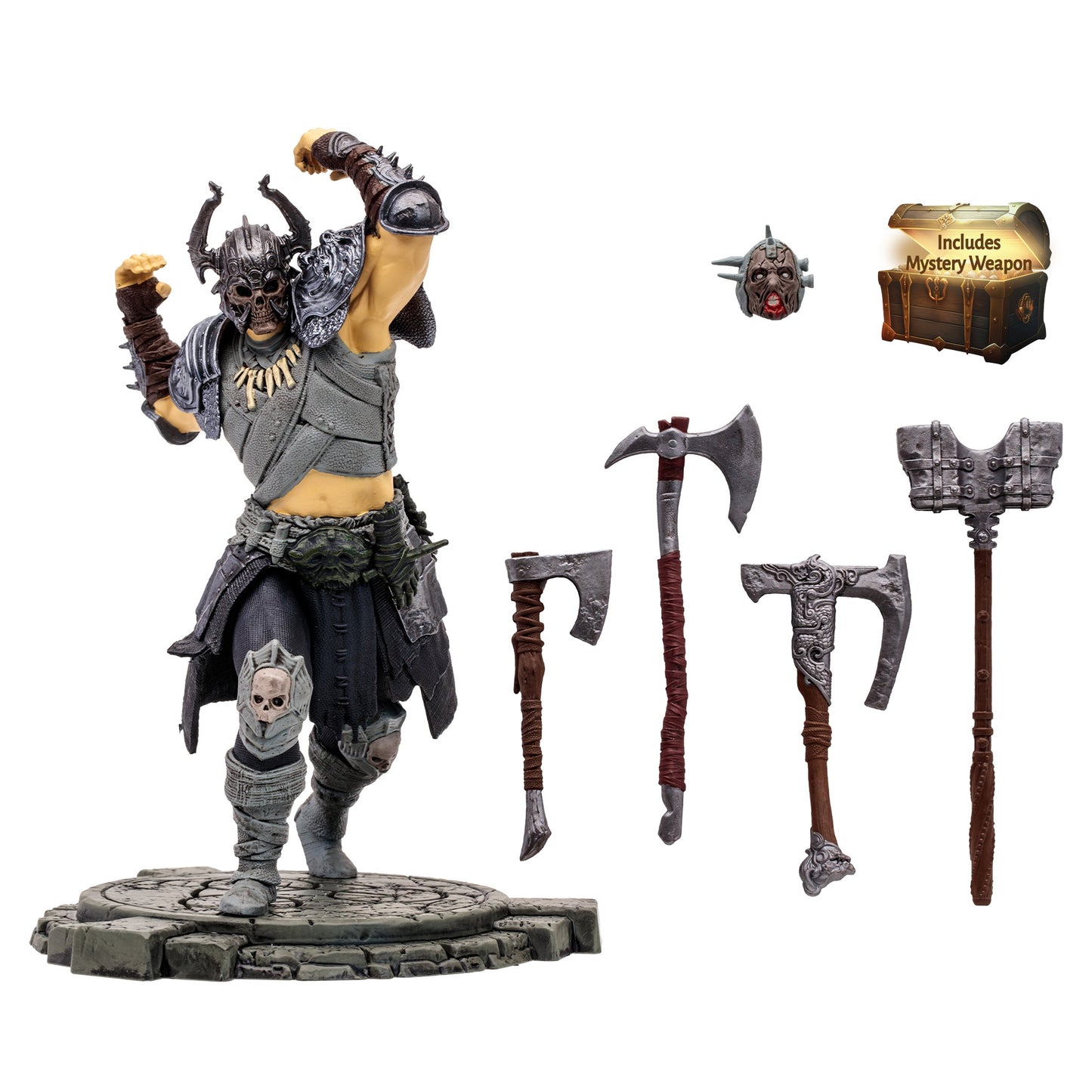 Estatua Coleccionable McFarlane: Diablo IV Bárbaro Whirlwind 1/12