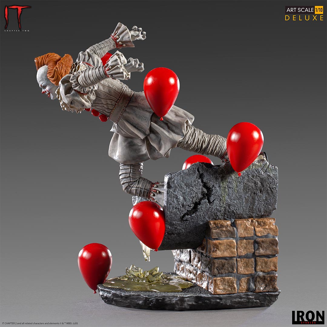 Pennywise Deluxe Iron Studios: ¡El Terror de IT Capítulo 2 en tu Colección! 🎈