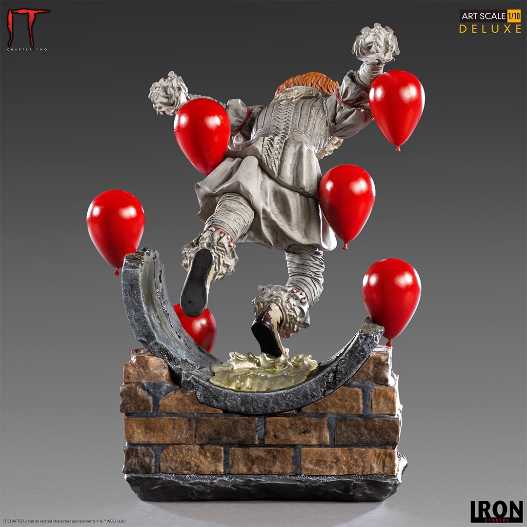 Pennywise Deluxe Iron Studios: ¡El Terror de IT Capítulo 2 en tu Colección! 🎈