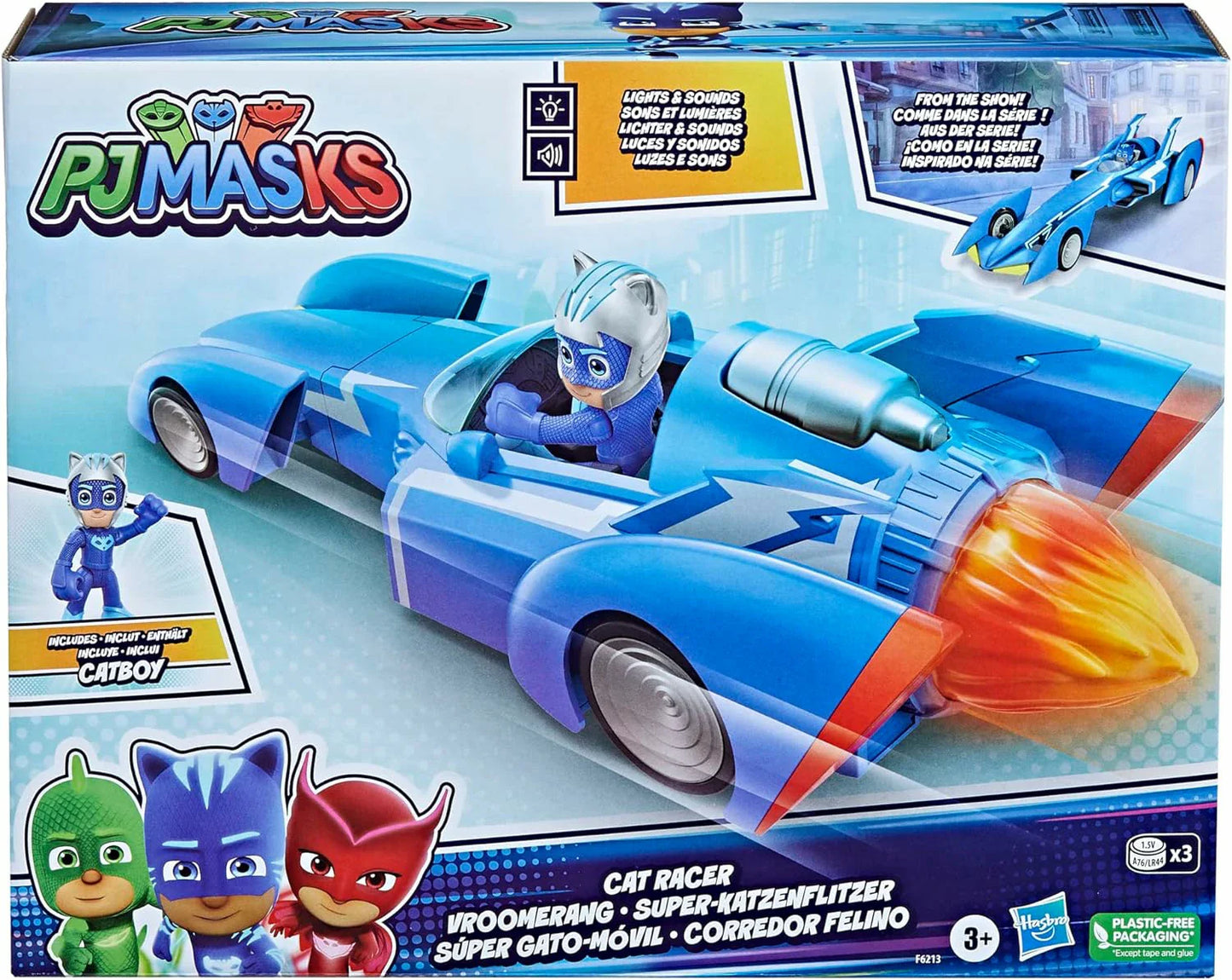 Pj Masks Pj Masks: Super Gato Móvil con Luces y Sonido - ¡A - Vista 4