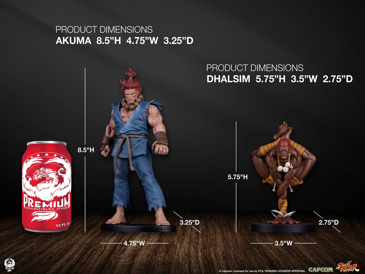 PCS Statue PCS Statue: Set Akuma y Dhalsim Street Fighter 1/1 - Vista 3