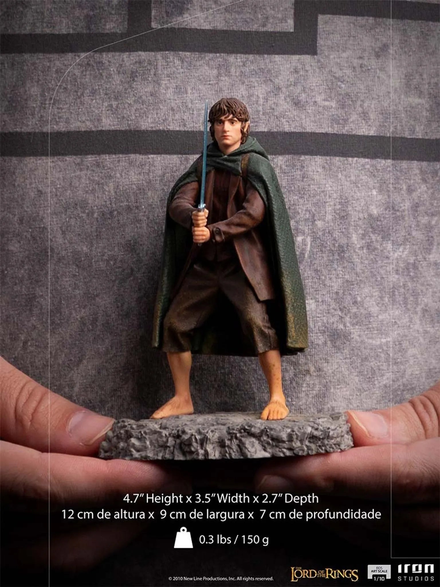 Iron Studios Frodo Bolsón BDS Art Scale 1/10: El Señor Anillos  - Imagen 9