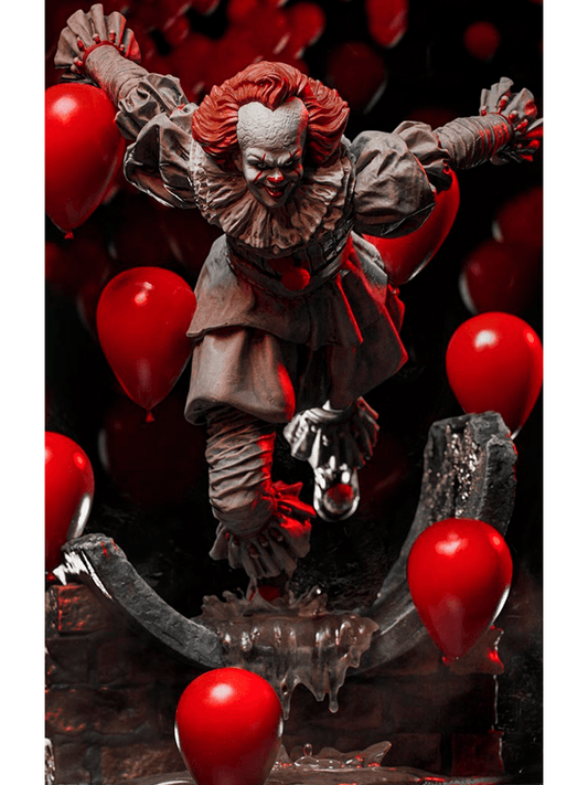 Pennywise Deluxe Iron Studios: ¡El Terror de IT Capítulo 2 en tu Colección! 🎈