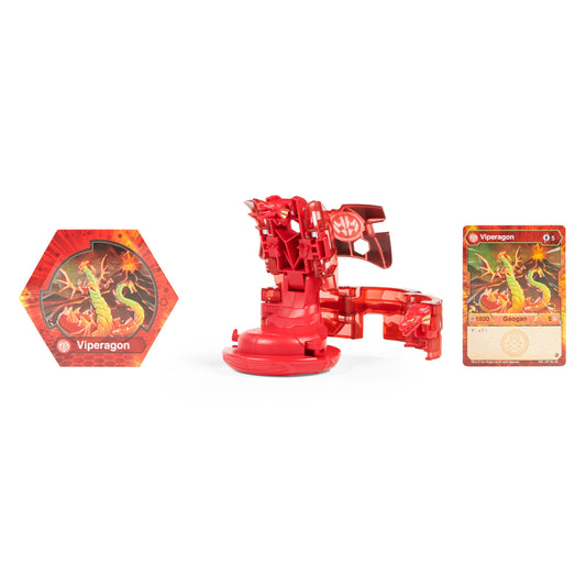 Bakugan Bakugan Geogan Rising Deka: Viperagon Rojo - Figur - Imagen 2