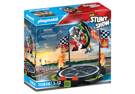 Playmobil Air Stunt Show Playmobil Air Stunt Show: Piloto Con Mochila Propu - Vista 1