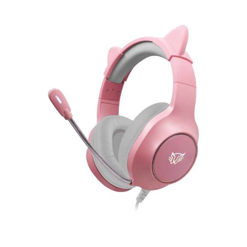 Audífonos Gamer Balam Rush Sonorous HS750 BR-932998 con iluminación RGB, diseño elegante y tecnología de cancelación de ruido, ideales para gamers.