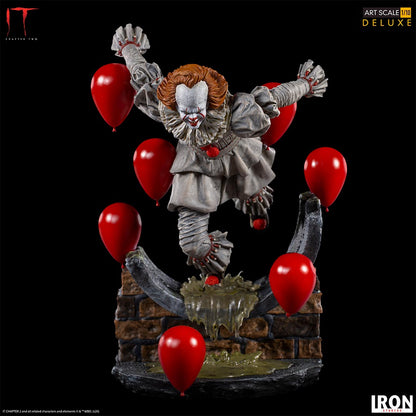 Pennywise Deluxe Iron Studios: ¡El Terror de IT Capítulo 2 en tu Colección! 🎈