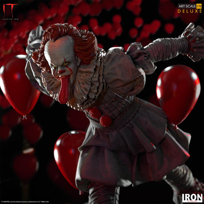 Pennywise Deluxe Iron Studios: ¡El Terror de IT Capítulo 2 en tu Colección! 🎈