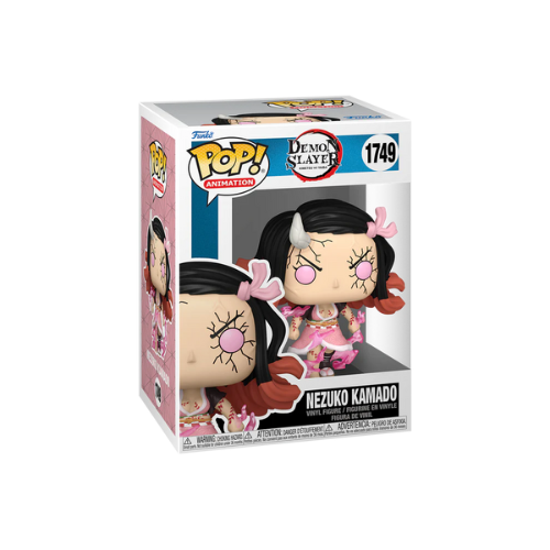 Funko Pop Nezuko Demon Slayer figura coleccionable en forma demonio. Caja.
