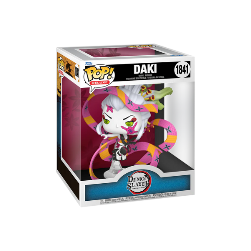 Funko Pop Deluxe Daki Demon Slayer figura coleccionable demonio. Caja