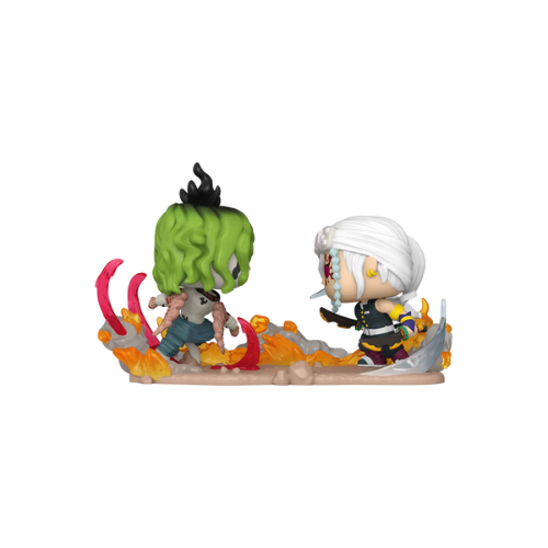 Funko Pop Moment Demon Slayer Tengen Uzui vs Gyutaro Figura Coleccionable