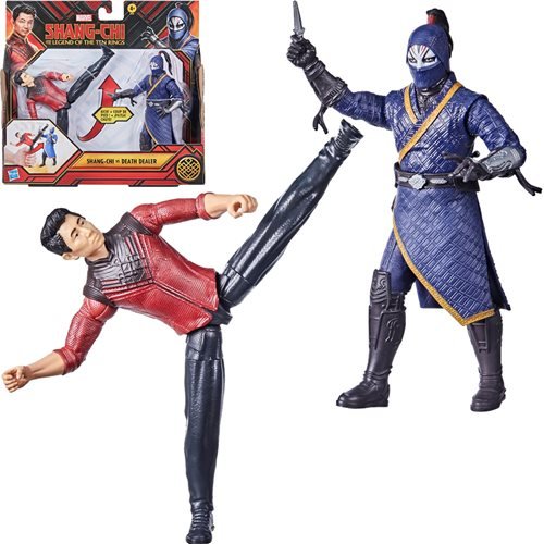 Figura Shang-Chi vs Death Dealer Marvel Leyenda Diez Anillos