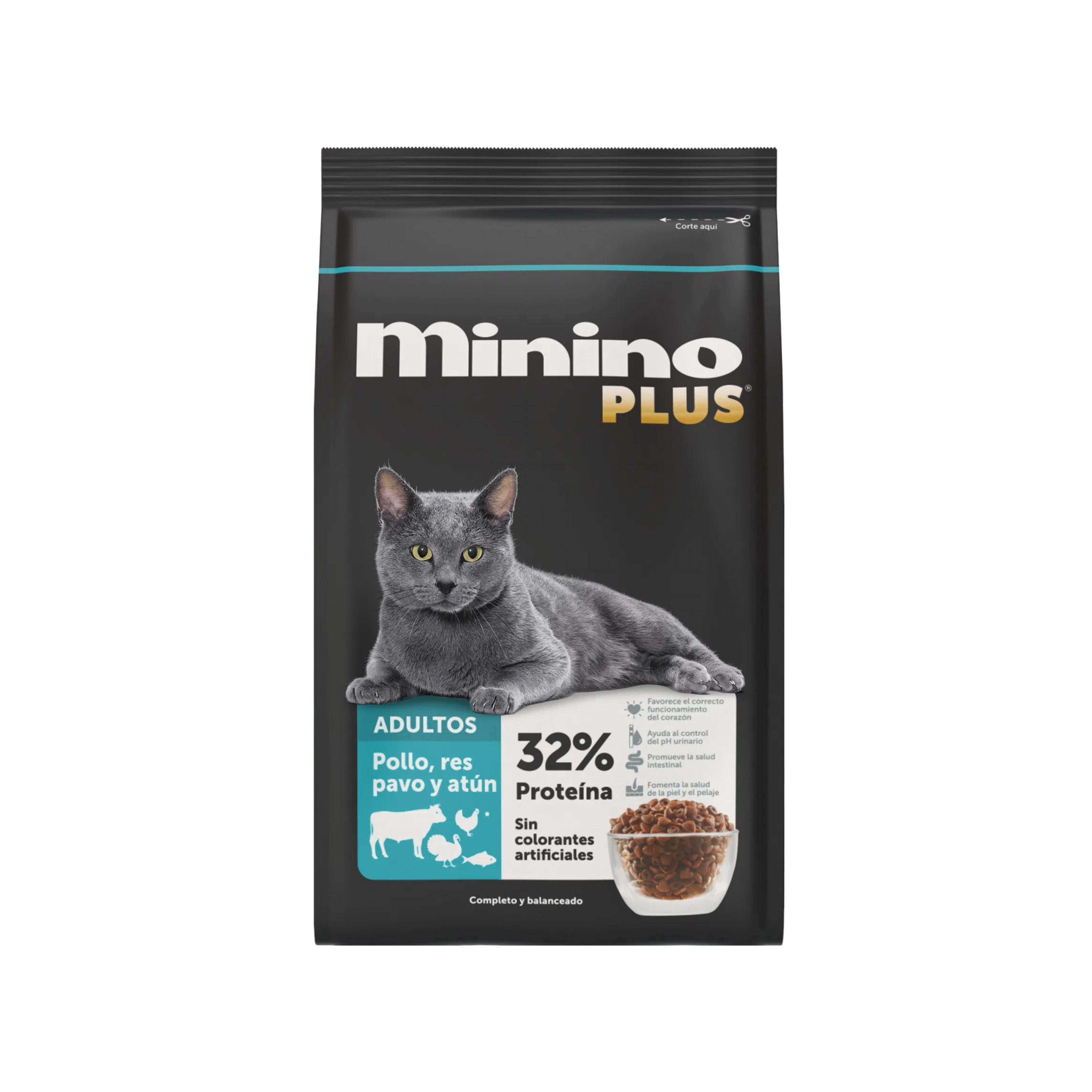 Minino Plus 11.5 KG para Gatos Adultos | Pipawi