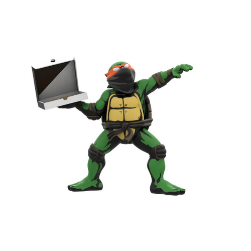 Mighty Jaxx Statue Nidikol: Tmnt Tortugas Ninja - Miguel Angel Food Fight 8 Pulgadas