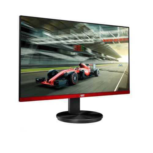 Monitor Gamer Aoc Negro Con Rojo de 23.8 Pulgadas