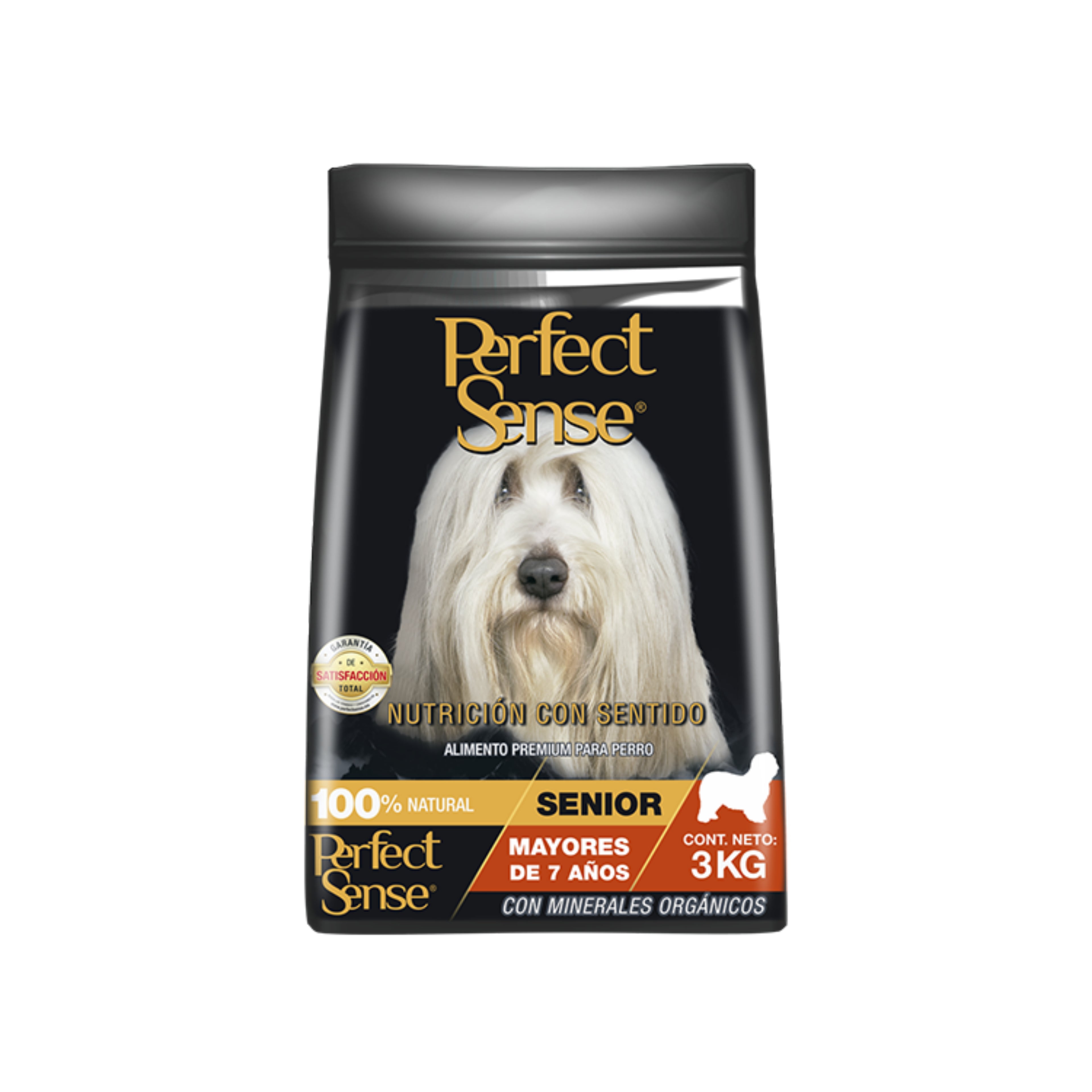 Perfect Sense Senior 3 kg: Nutrición Completa para la Etapa Dorada de tu Mascota