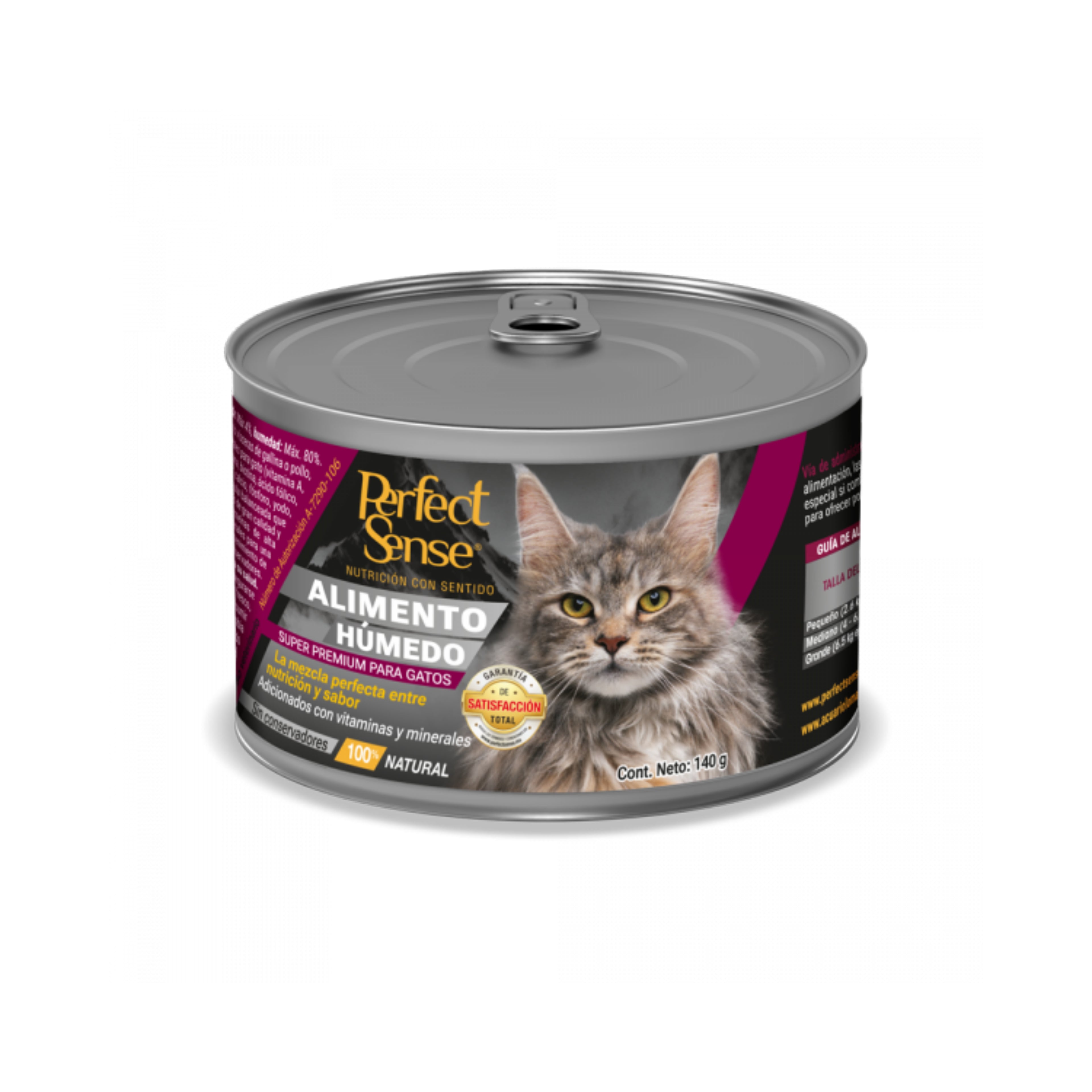 Perfect Sense: Alimento Húmedo Premium para Gatos - Pack 6 Latas x 140g