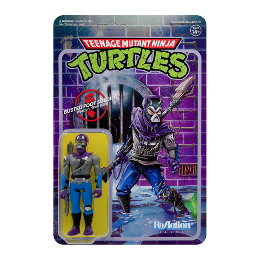 Figura Super7 ReAction TMNT Soldado Clan del Pie Dañado