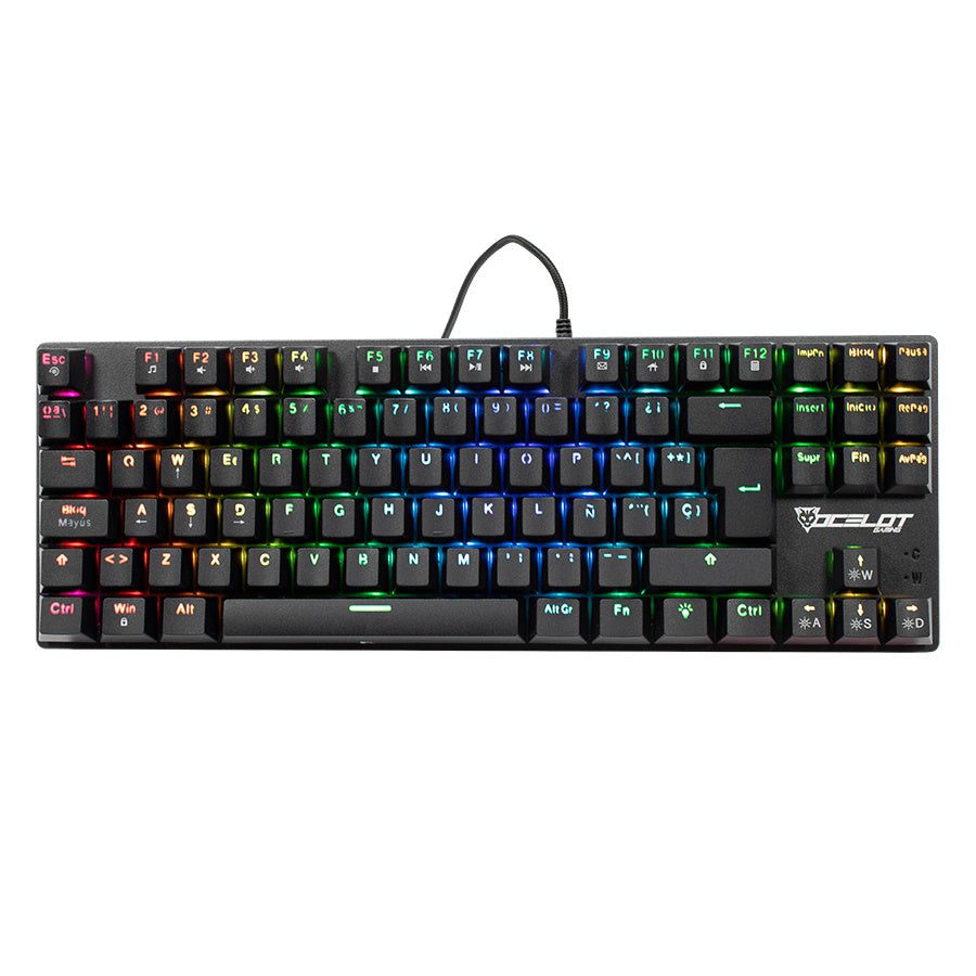 Teclado Alambrico Tipo Mecanico OK-TKL2