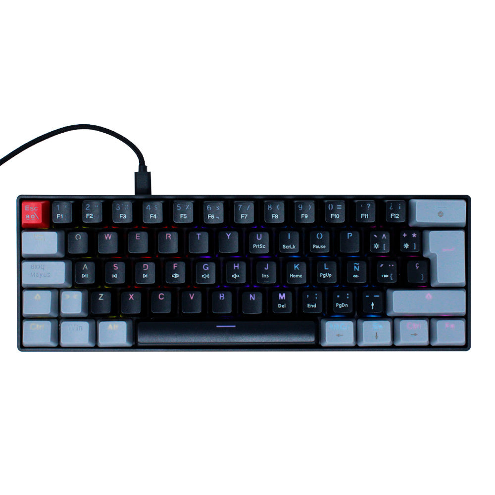 Teclado Mecanico 60 Ocelot Creators TECHNO BLACK 60-OC