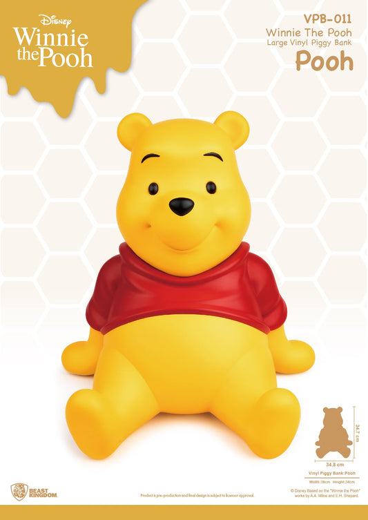Coleccionables - Alcancía grande de Winnie The Pooh de vinil de Beast Kingdom