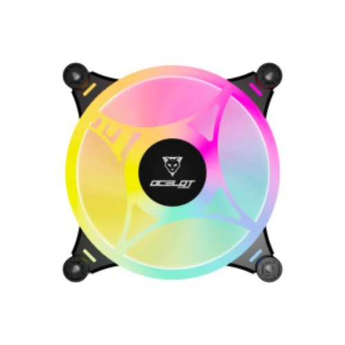 Ventilador Individual Argb Ocelot Gaming, 120Mm, 4Pines