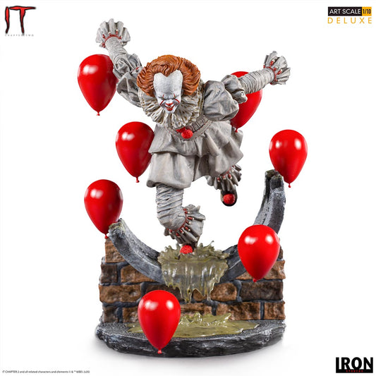 Pennywise Deluxe Iron Studios: ¡El Terror de IT Capítulo 2 en tu Colección! 🎈