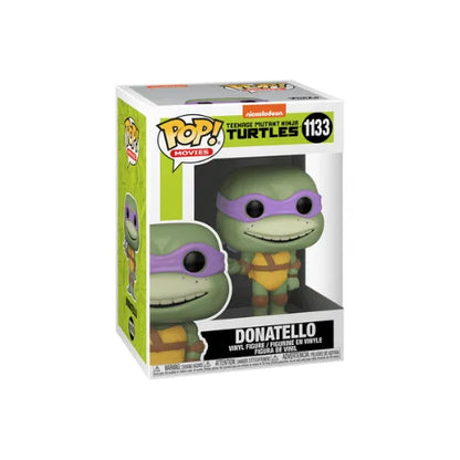 Figura Funko Pop de Donatello de la película "Tortugas Ninja 2" sosteniendo su bastón bō.
