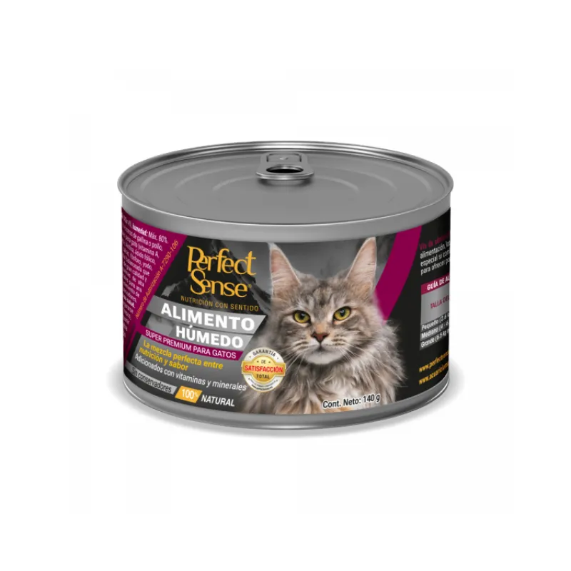 Perfect Sense Lata P/gato 6 Latas (140 GR C/u)