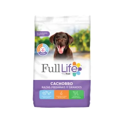 Alimento Cachorro Razas Medianas/Grandes Fulllife 5x4kg Adm MX022668