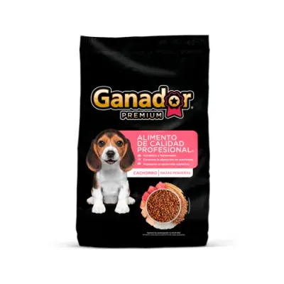 Ganador Premium Cachorro 20 KG Razas Pequeñas
